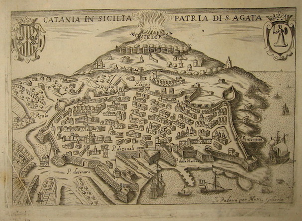 Scoto Francesco (1548-1622) Catania in Sicilia patria di S.Agata 1659 Padova